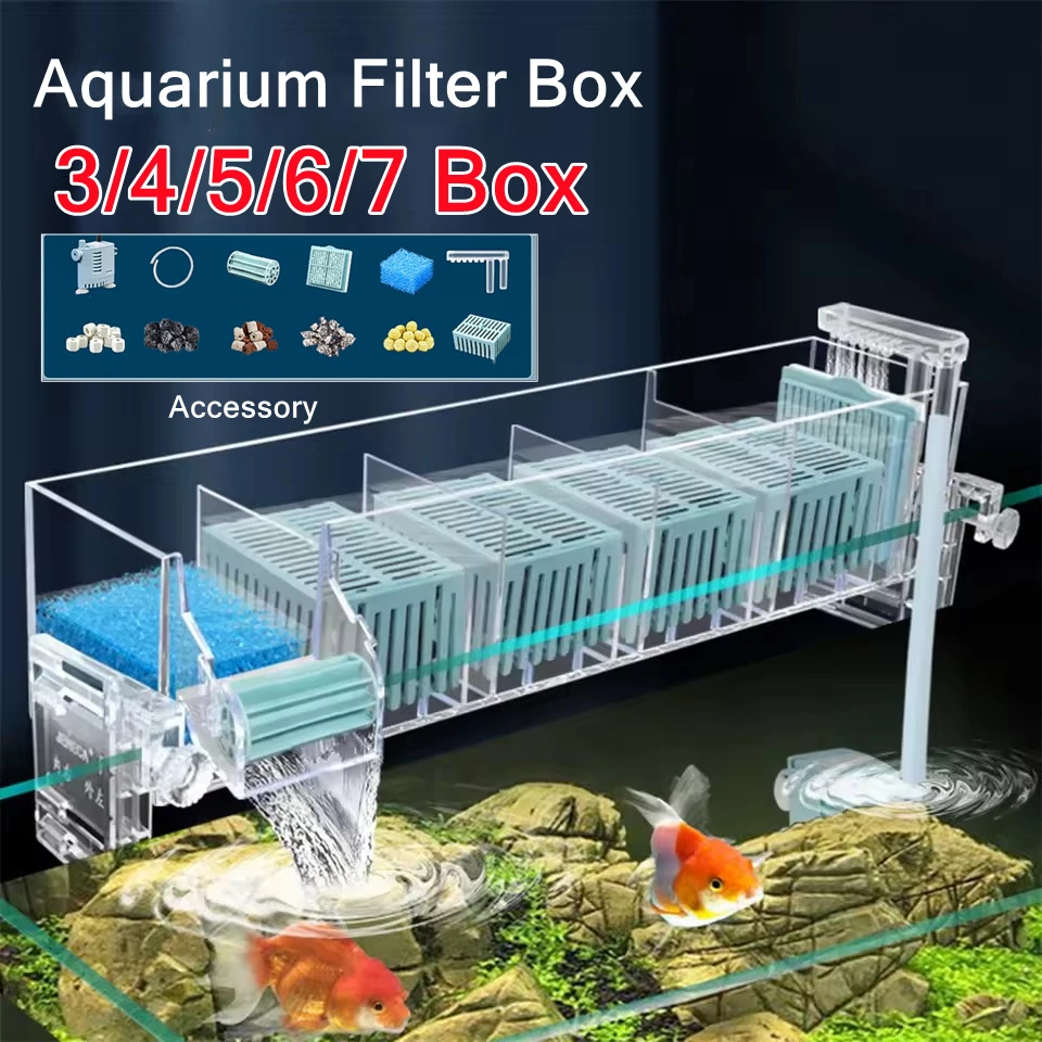 Reef Tank Filter - 220 فولت حوض السمك الحائط شلال