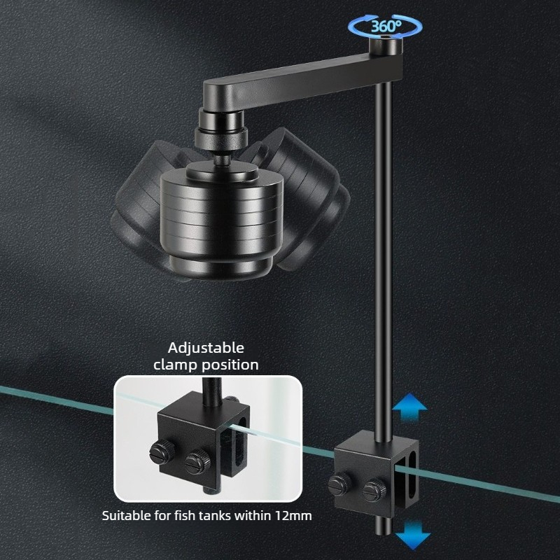 إضاءة حوض السمك LED بثلاثة ألو - مراجعة Aquarium Marine Lights وسعره