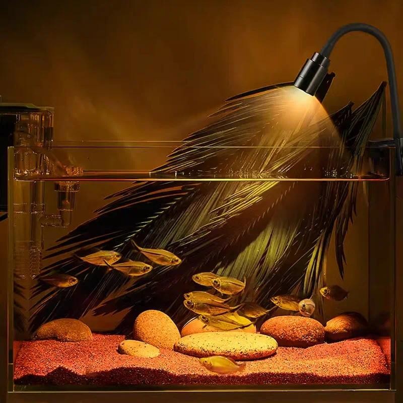 USB حوض السمك ضوء نباتات الإضا - مراجعة Aquarium Marine Lights وسعره