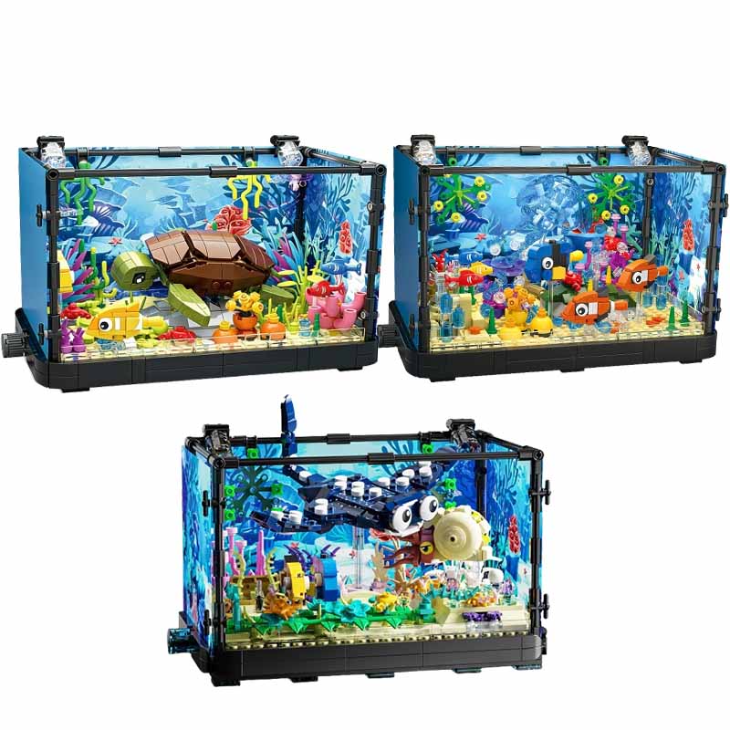 مجموعة مكعبات بناء حوض السمك م - مراجعة Marine Aquarium Cube وسعره